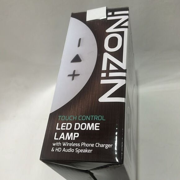 Nizoni LED Dome Lamp Wireless Phone Charger & HD Audio Speaker Streaming New - Picture 3 of 5